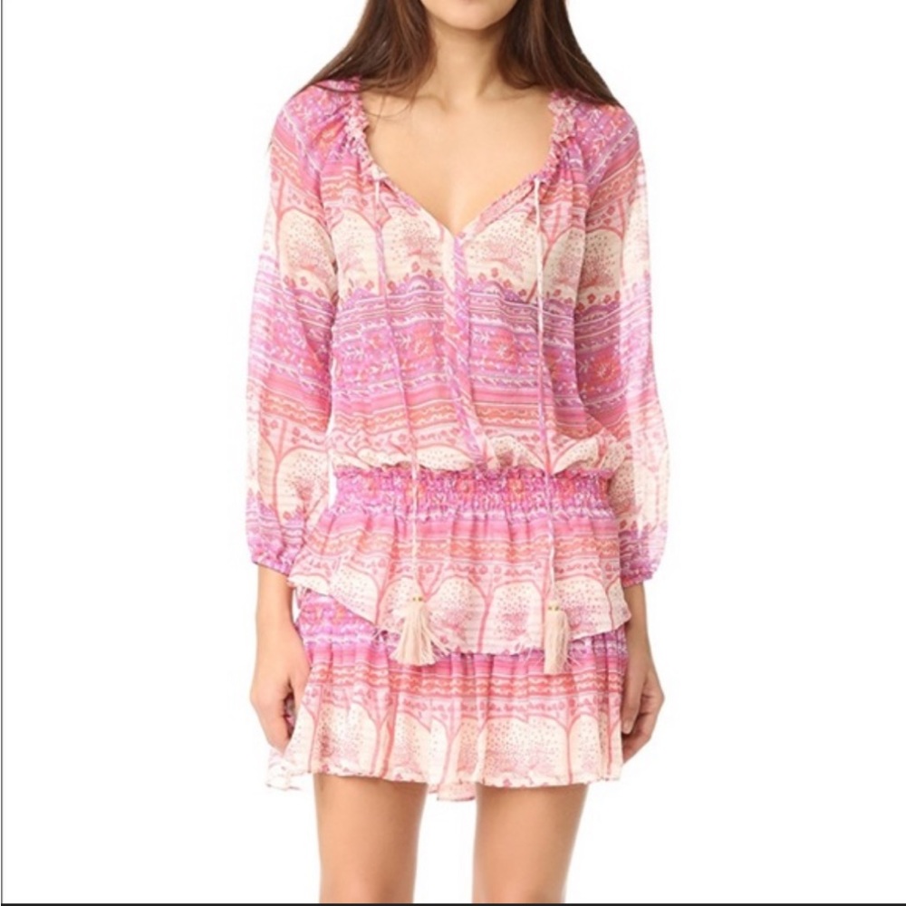 Love ShackFancy LSF pink popover dress
